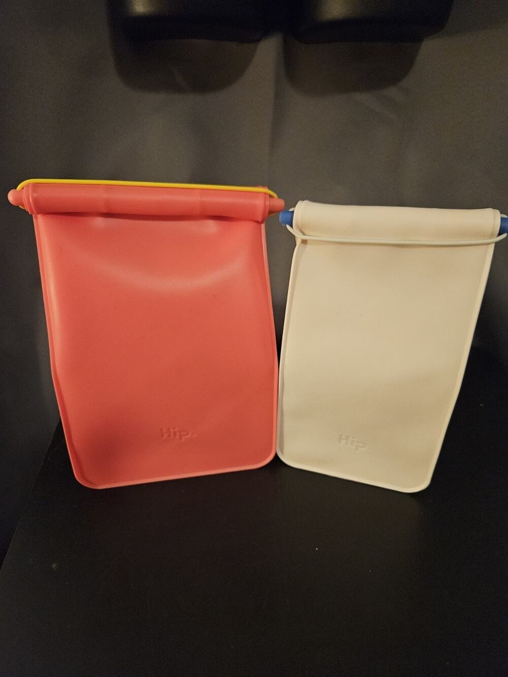 Lot of 2 Hip Reusable Silicone Lunch Packs / Food Storage Bags